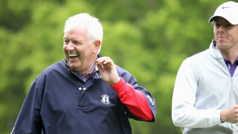 Gerry and Rory McIlroy